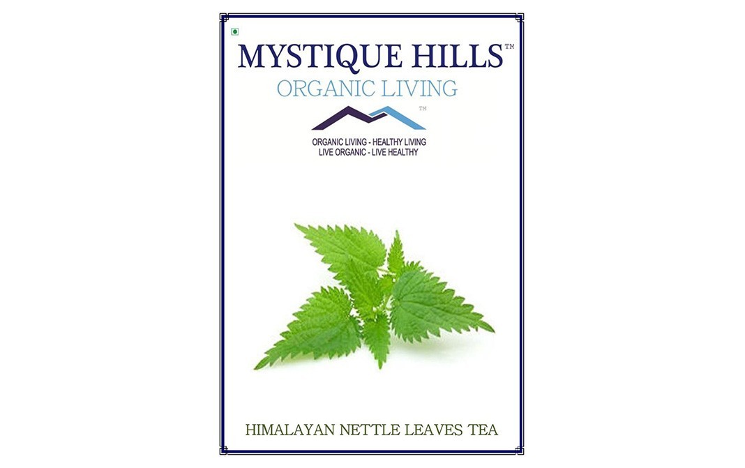 Mystique Hills Organic Living Himalayan Nettle Leaves Tea   Box  100 grams